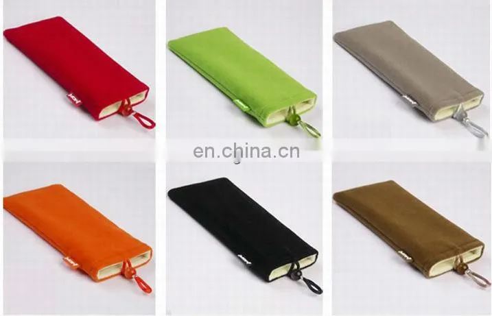 velvet mobile pouch 3.5,4.3 inch mobile pouch,mp3,mp4 player pouch
