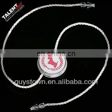 custom garment brand name logo string lock seal tag