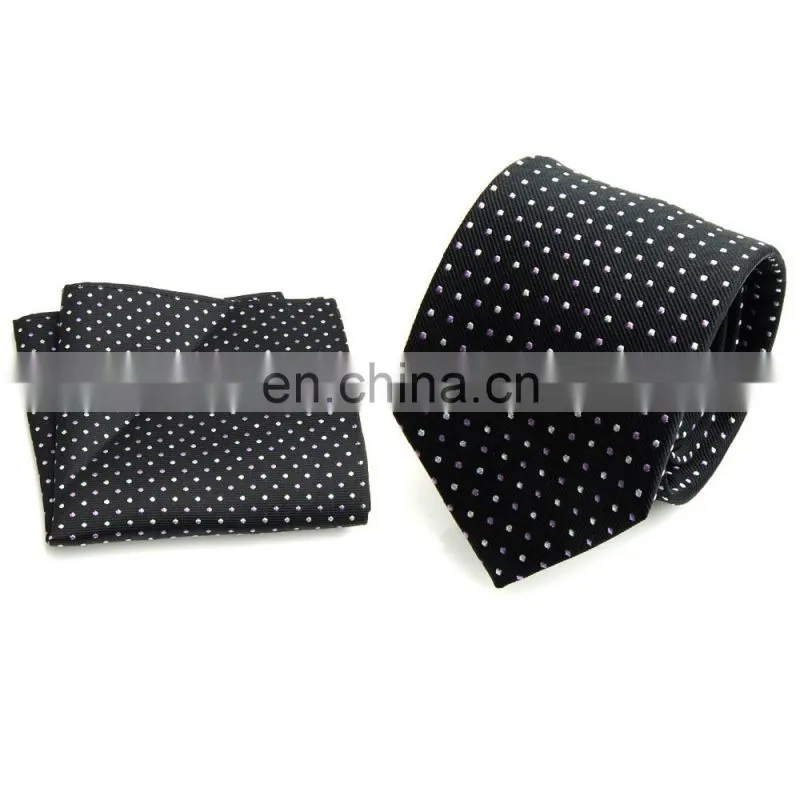 Top grade custom black neckties