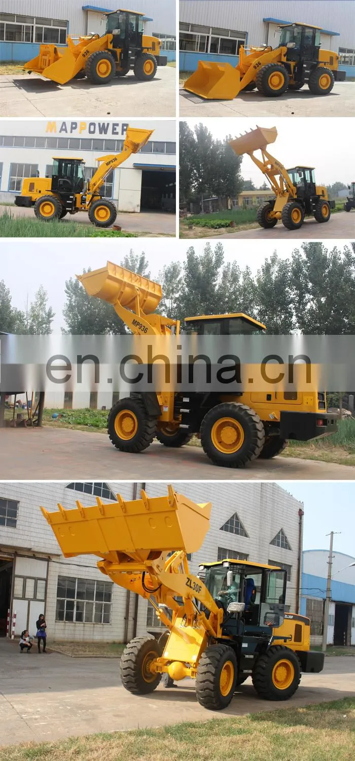3.0ton ship cargo hold cleaning wheel loader, harbor dedicated loader