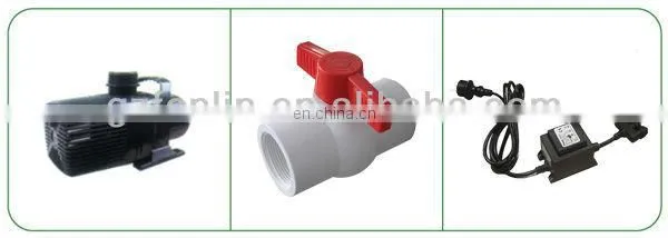 Pool colorful water flow laminar fountain nozzle