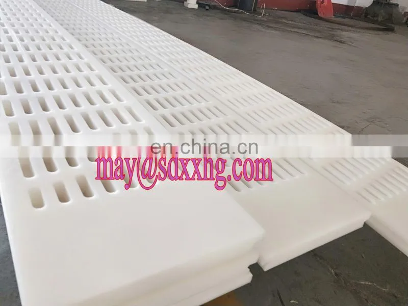 UHMWPE suction box top forming board for paper machine UHMWPE Dewatering Elements UHMWPE paper machine vacuum suction box cover