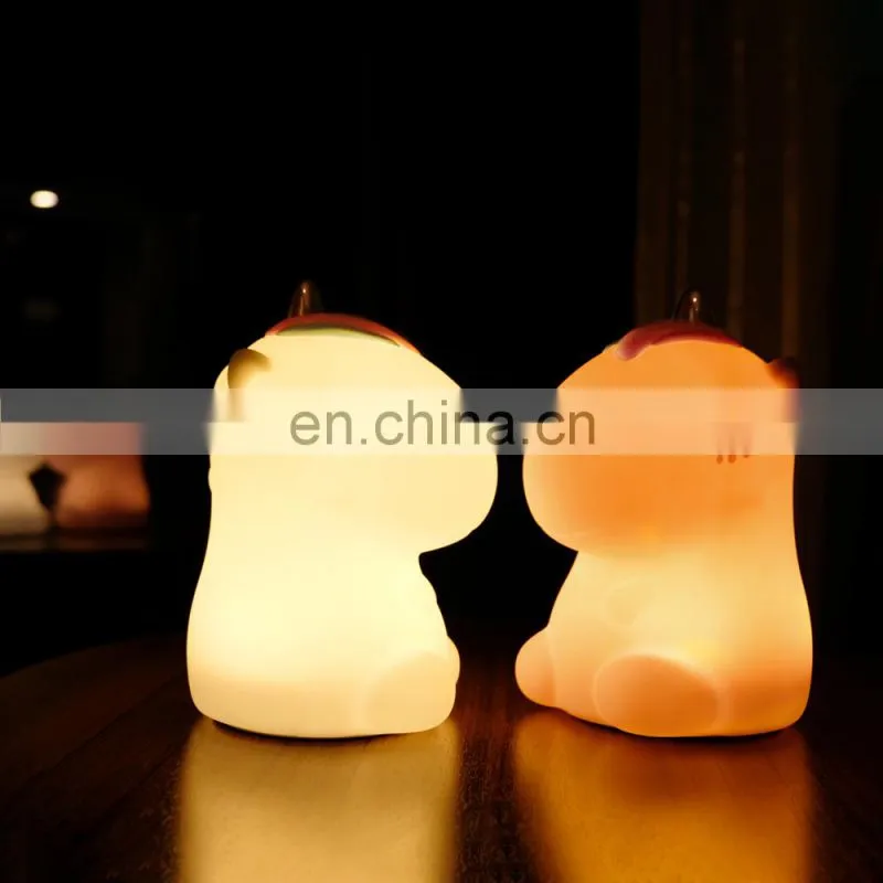 Factory cheap bed Lamp horse unicorn led table light night lamp for kids