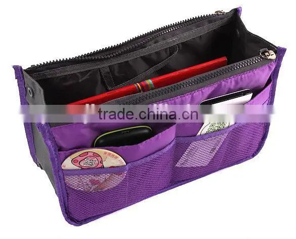 Women Travel Makeup Insert Handbag Organiser Purse Large Liner Organizer Bag