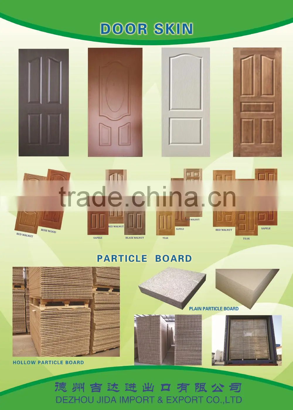 Veneer door skin in other doors
