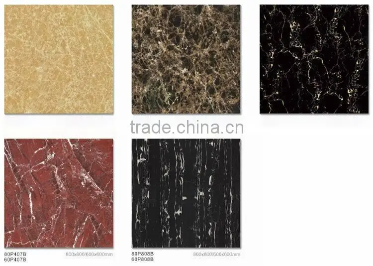 600x600mm Black Ceramic flooring microlite floor tiles
