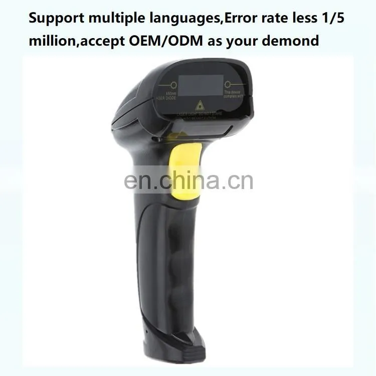 2019 Best price Wired Portable Handheld USB Bar Code Reader cheap 1d Laser barcode scanner