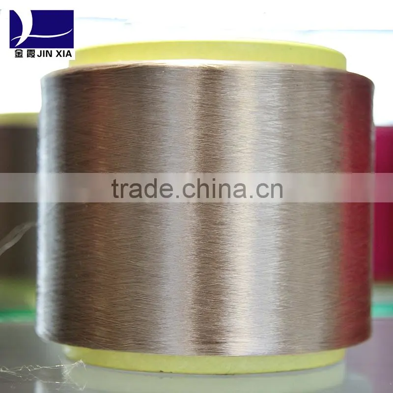 100% high quality polyester dope dyed yarn virgin