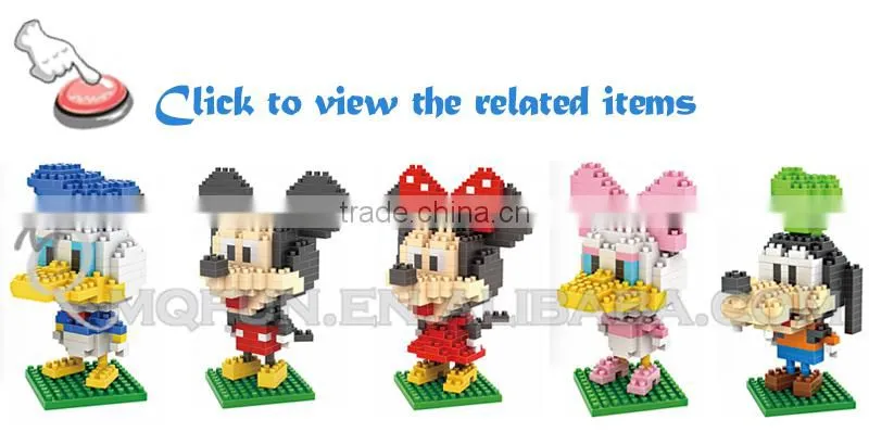 Mini Qute LNO kawaii 4 style LNO hello kitty plastic puzzle cartoon model children gift educational toy