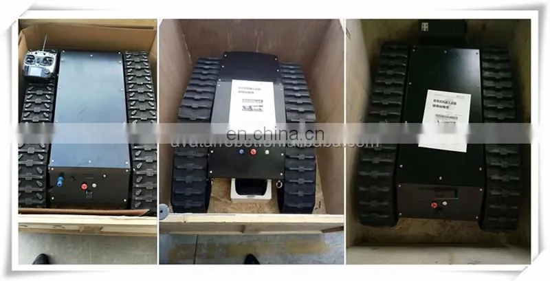 UGV electric car military vehicle track chassis track mini undercarriage