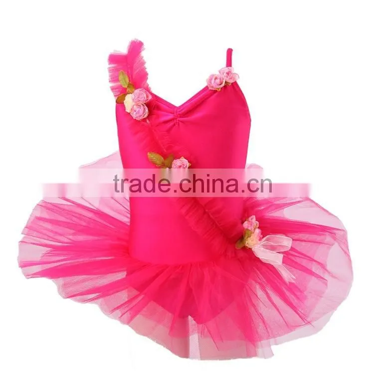 Camisole Leotard with Classical White Ballet Performance Tutus Skirts Kids