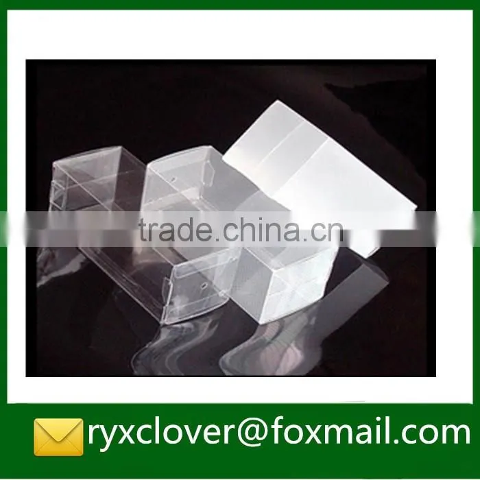 PP stationery customized logo clear plastic packaging box