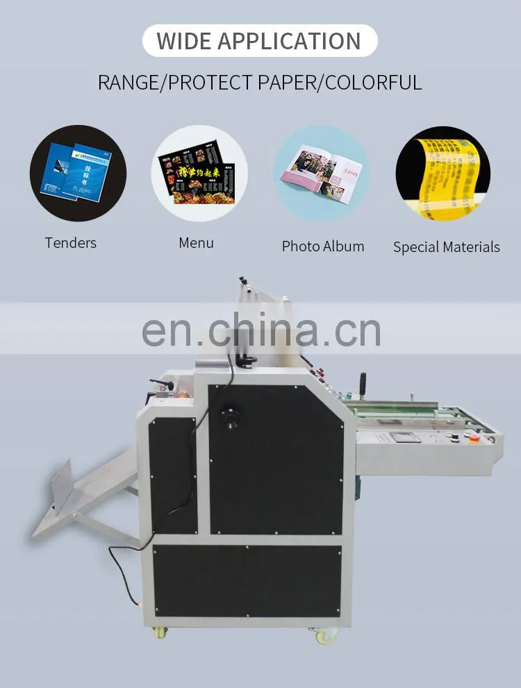 Hot Sale 390Mm Hydraulic Automatic Thermal Roll Laminator Lamination Laminating Machine