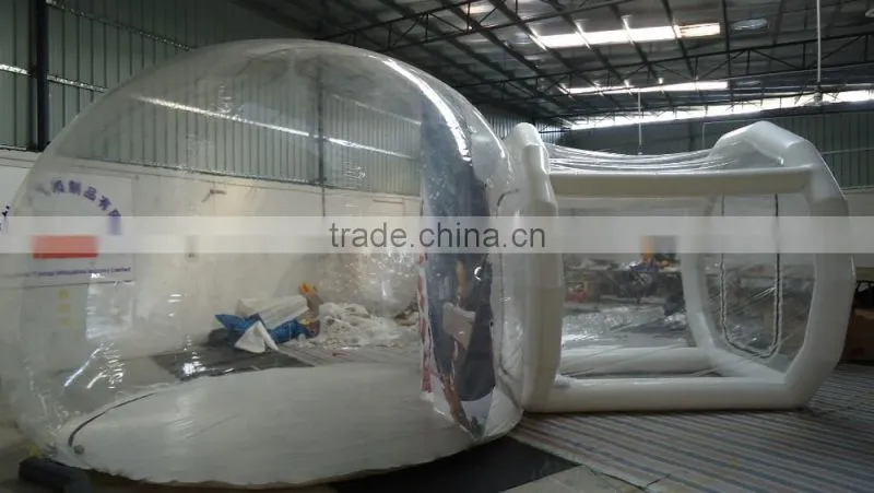 Camping tent clear bubble dome tent inflatable air dome tent for sale