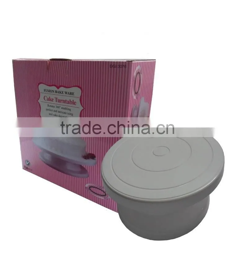 11" Plastic cake decorating turntable