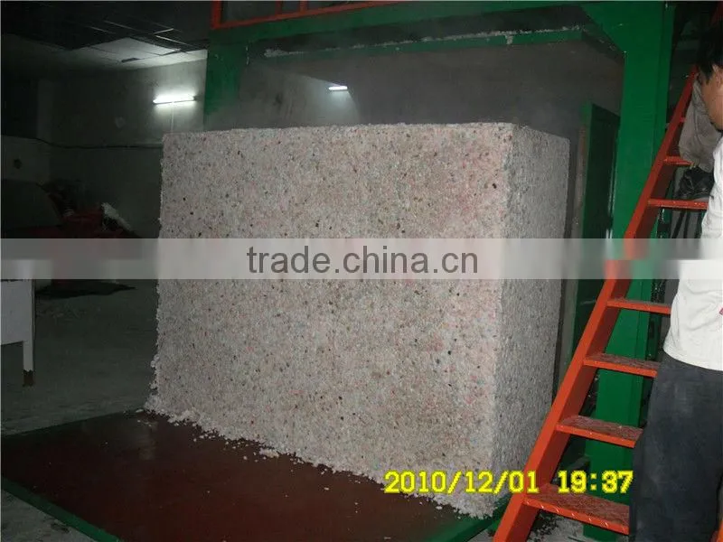 waste chipping foam rebonded machine