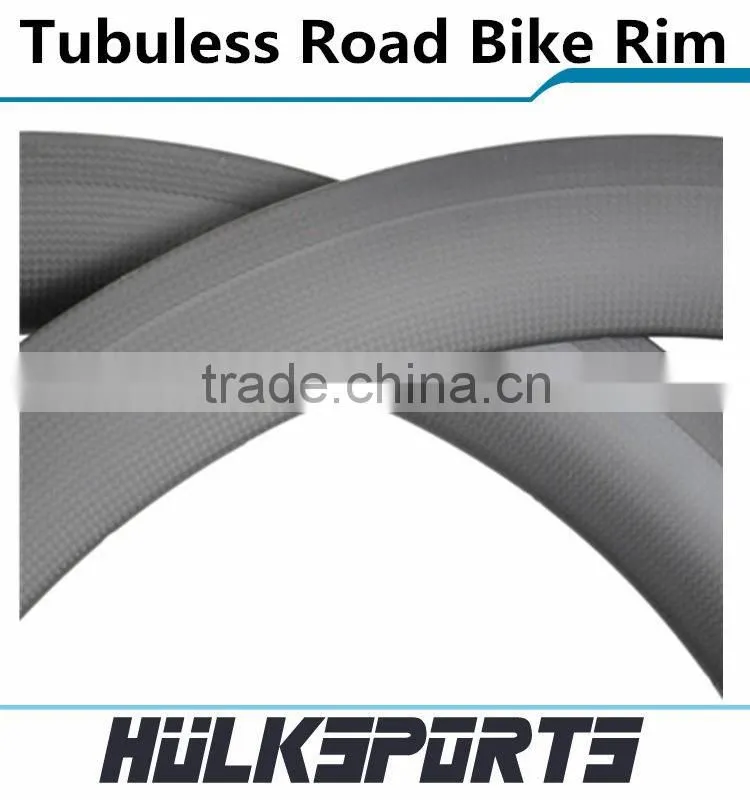 Lightweight Xiamen export erd 526mm carbon road bicycle rim carbon fiber rim wheel tubuless rims