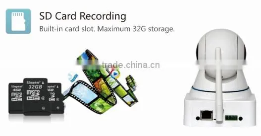 3g android camera p2p ip gsm with mic and speaker support 128G TF card