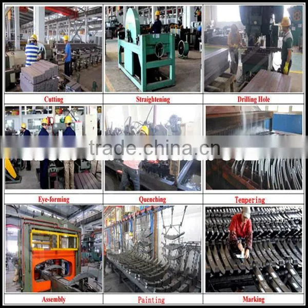 different types of semi trailer leaf springs for suspension parts