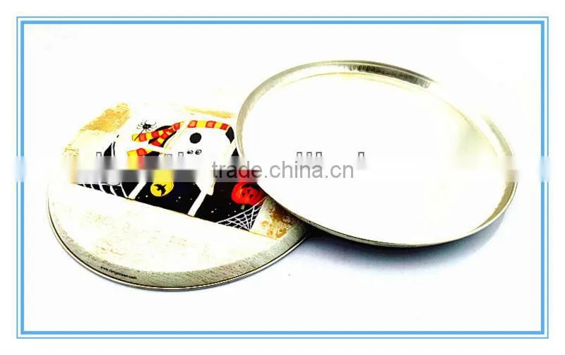 Dongguan wholesale round tin tray tin tray