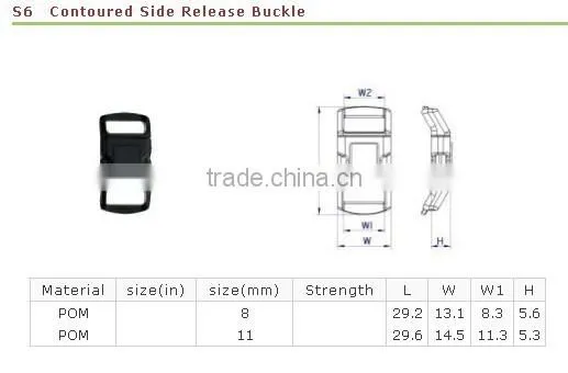 Wholesale plastic products dog pet collar buckle leashes hardware