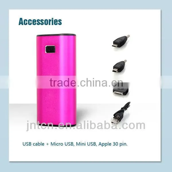 6000-8400mAh unique Trilateral+Cupula high capacity portable USB mobile phone charger power bank for Smartphones MP014