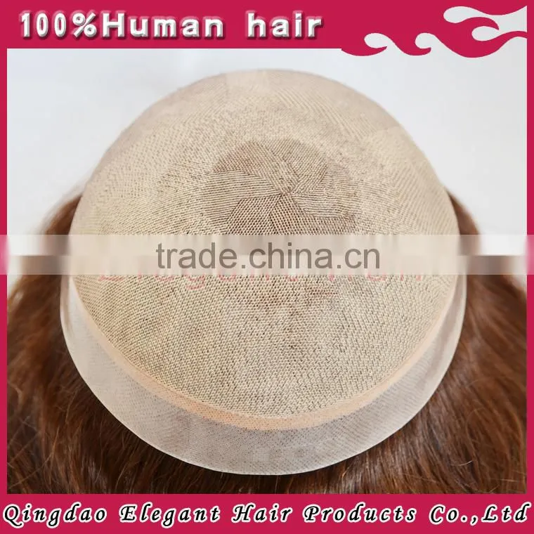 Hot sale silk base blonde european hair women toupees for white woman