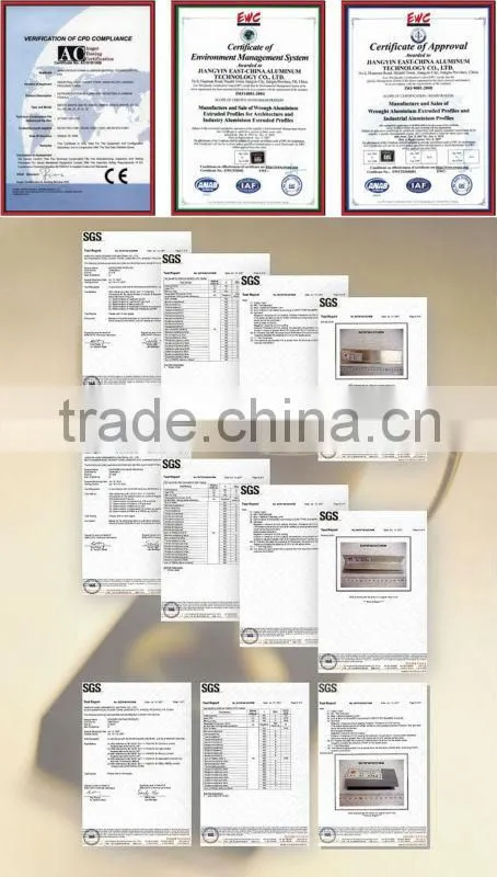 aluminum wardrobe door profiles
