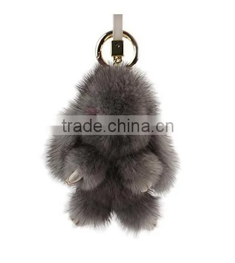 rabbit fur Baby Animal Nursery Doll Toys Home Decoration Pendant Hanging Ornements Christmas Gifts For Children