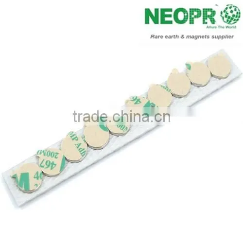 3M adhesive bulk Neodymium Ndfeb Magnets in D10x1.5mm