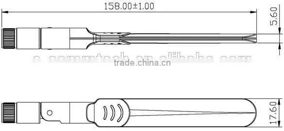 WIFI Antenna Dual Band 2.4G / 5.8G External Antenna for WIFI Modem