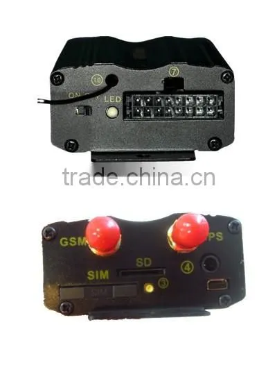 mini hidden gps tracker no battery with SOS panic botton geo-fence mobilephone sim card tracking