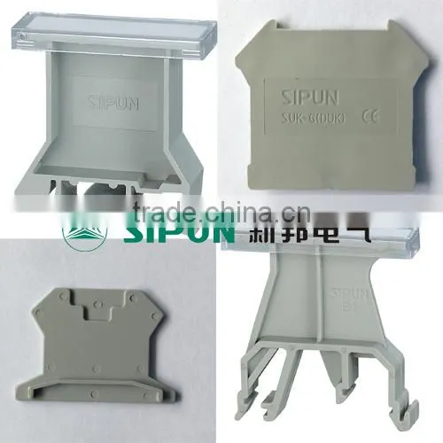UK6 wiring connector din rail terminal block for electrical terminal