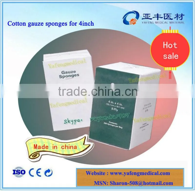Disposable 30x20 medical gauze pieces