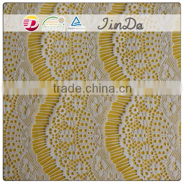 Jacquard durable allover lace fabric online wholesale
