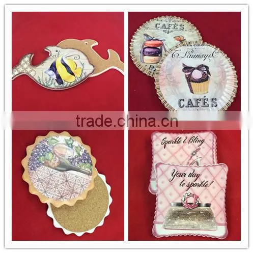 Beer Cap Shape Porcelain Ceramic Trivet