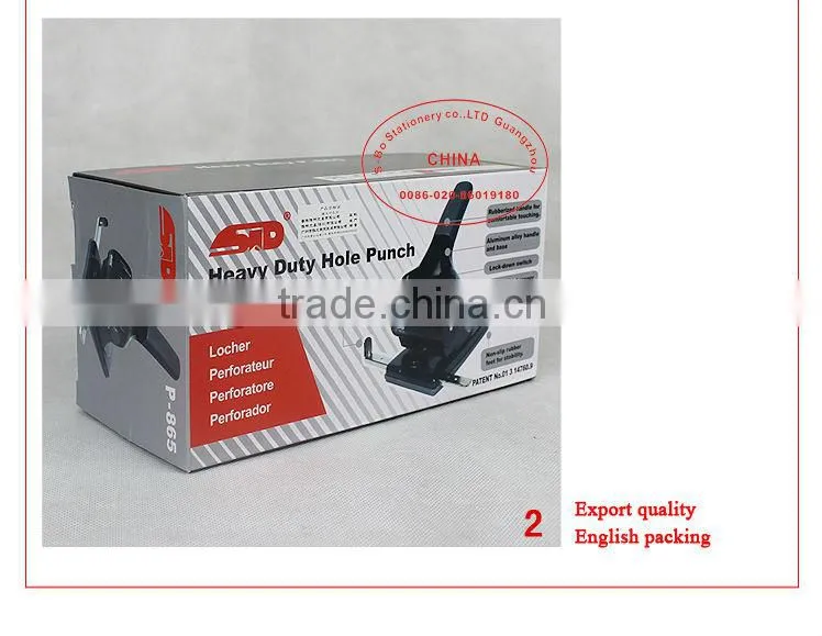 Heavy duty hole punch punch machine