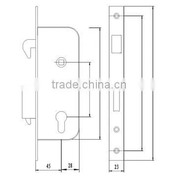 euro standard Italian cable lock