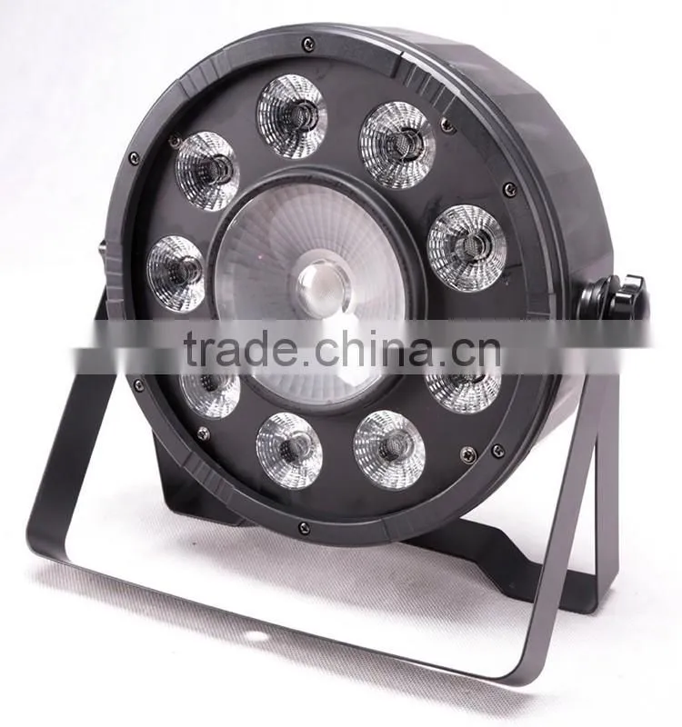 Dmx512 9pcs 12w and 1x30w 3in1 Led Par Light Par Can Stage Lights for Disco Ballroom KTV Bar Stage Club Party Wedding