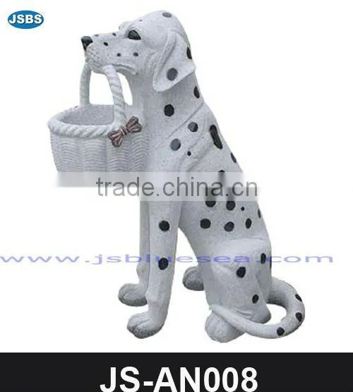 Marble crocodile carving