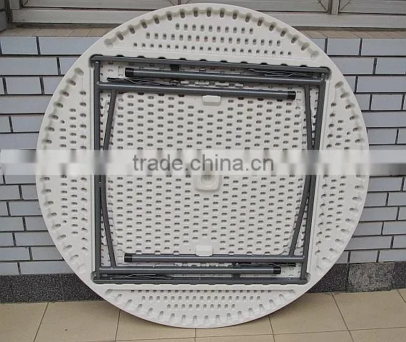 Outdoor Round Plastic Folding Table
