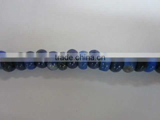 Natural stone lapis rondelle