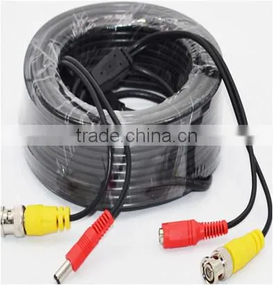 100FT 4.5MM diameter Video and Power DVR CCTV Security Surveillance Camera BNC Cable + RCA Plug(50M Cable)