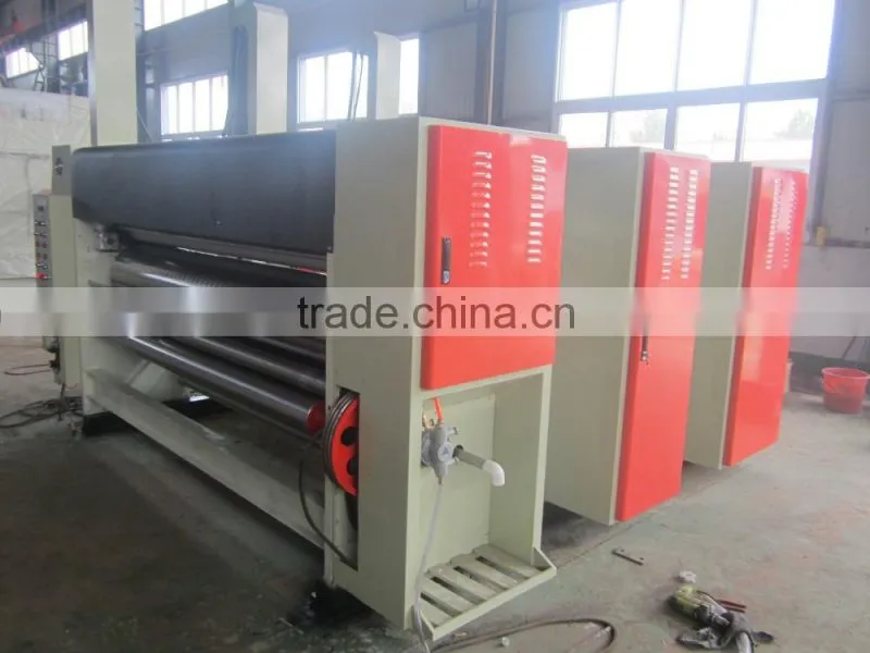 Made in China auto paper feeding corrugated carton printer slotter machine