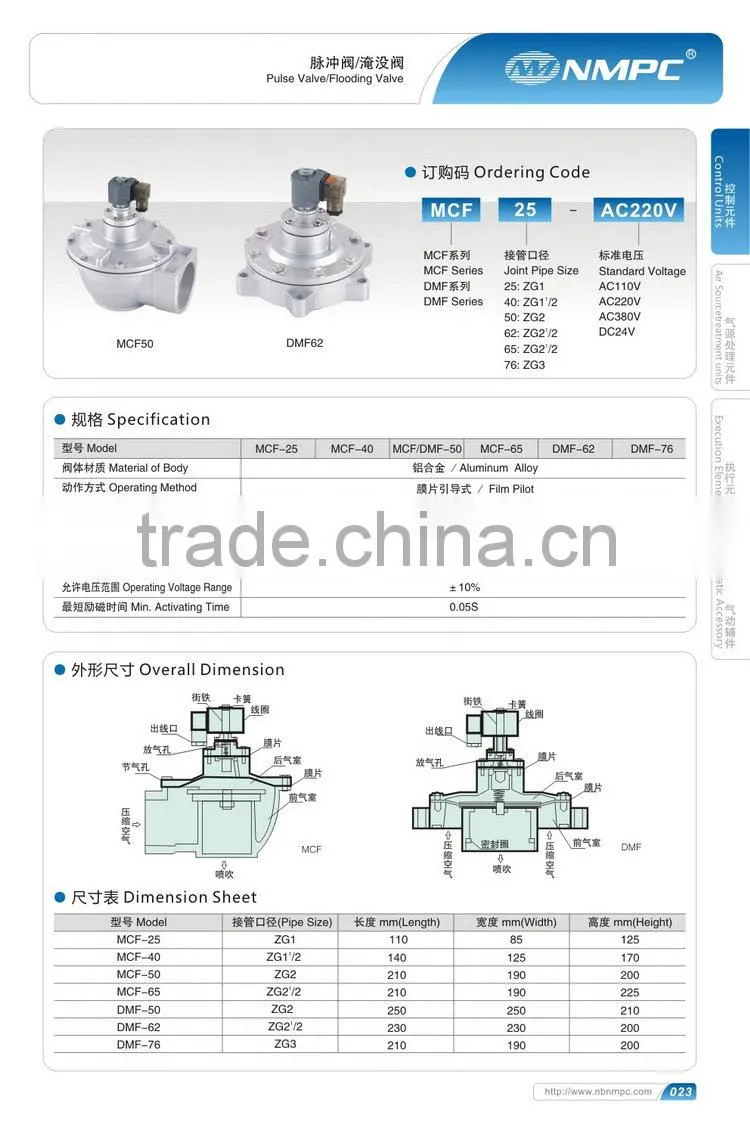 China good supplier Best-Selling pulse valve armature