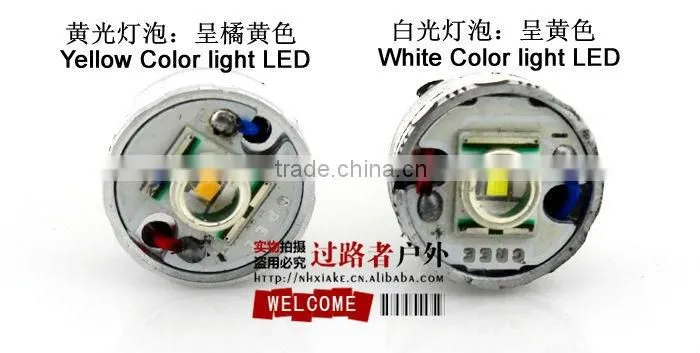 Goread C5W black Q5 stainless steel Jade identification pen clip white led torch light