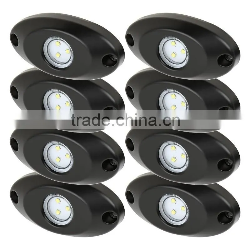 popular underbody led flood boat deck light car accessories led rock light Kit -8