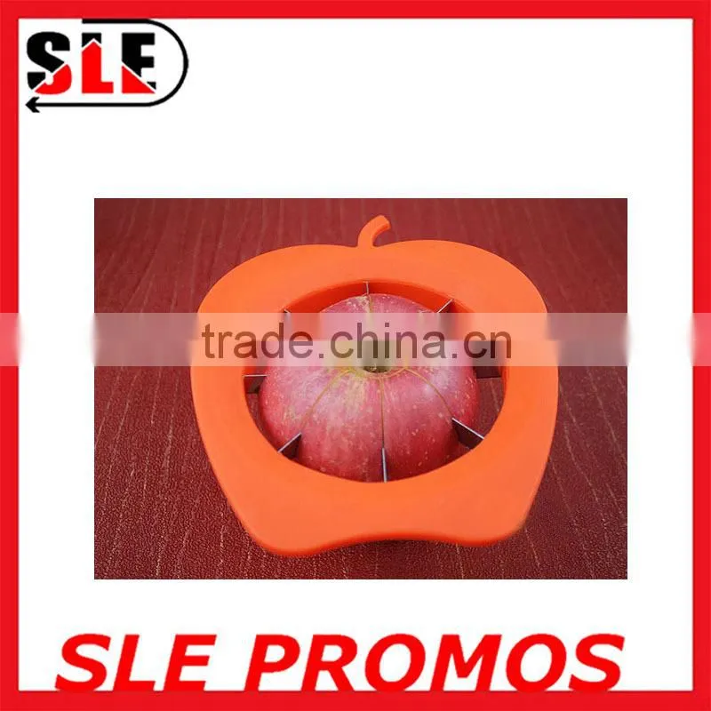 New Product Custom Logo Imprinted Metal Stainless Steel Apple Cutter,Easy Use Wholesale High Quality Plastic Apple Cutter Slicer