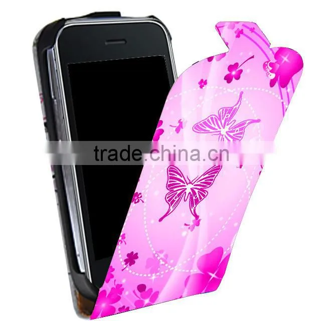 PRINTED PU MAGNETIC LEATHER CASE, FLIP LEATHER CASE FOR LG L FINO