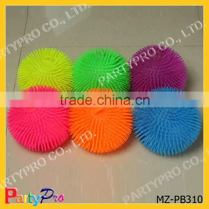 flashing animal puffer ball
